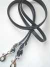 L�dert�jle 1 kl. sort bl�d l�der.  13 mm 